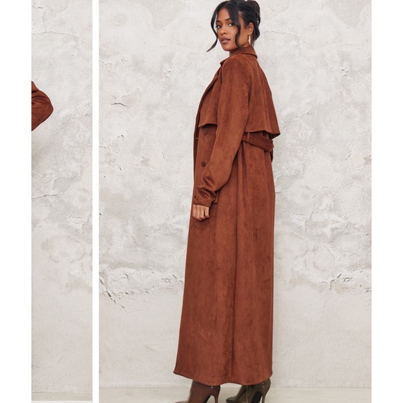 TRENCH COAT Elegant Brown - Picture 7 of 15